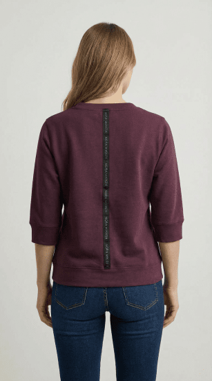 Nora Mikken GELINA Sweater Mauve Wine - OBLAČILA ZA ŽENSKE XS-XXL - 