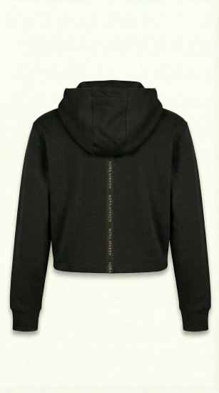 Nora Mikken KAMILLA Cropped Hoodie Black - OBLAČILA ZA ŽENSKE XS-XXL - 