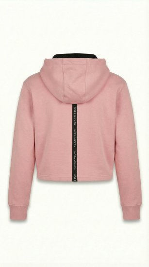 Nora Mikken KAMILLA Cropped Hoodie Peach Whip - OBLAČILA ZA ŽENSKE XS-XXL - 