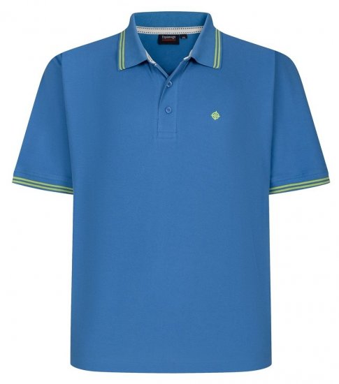 Espionage P232 Pique polo majica turq/lime - Polo majice - Moške Polo Majice za Močnejše Postave