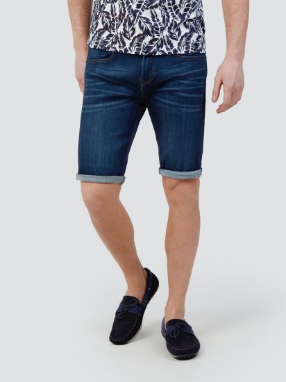 Mish Mash Paul Dark Shorts - Kratke hlače - Moške Kratke Hlače za Močnejše Postave