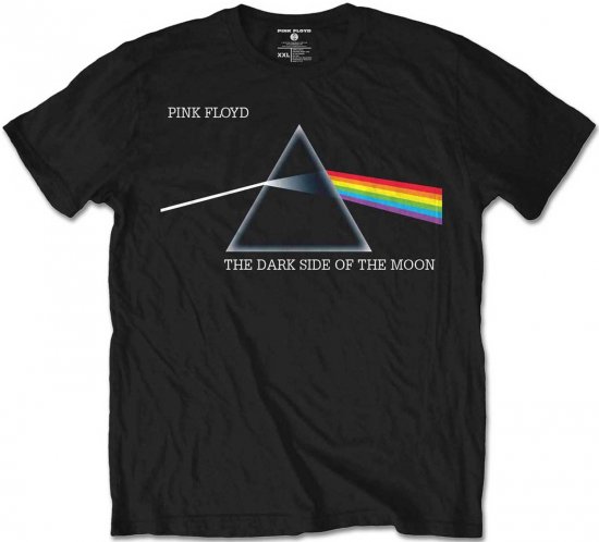 Pink Floyd The Dark Side of The Moon T-shirt Black - Kratke Majice - Moške kratke majice za močnejše postave