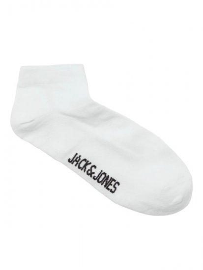 Jack & Jones Louis Nogavice Bela 3-pack - Spodnje perilo & kopalne hlače - Moško Spodnje Perilo za močnejše postave