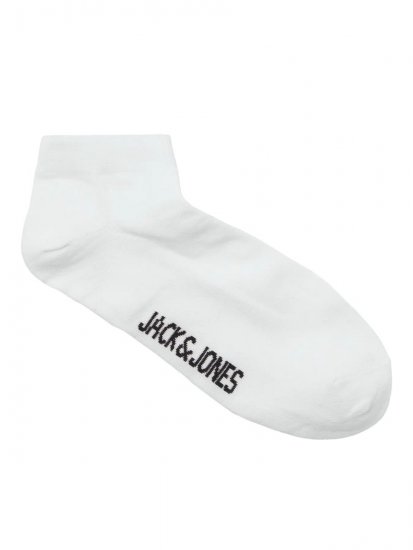 Jack & Jones Louis Nogavice Bela 3-pack - Spodnje perilo & kopalne hlače - Moško Spodnje Perilo za močnejše postave