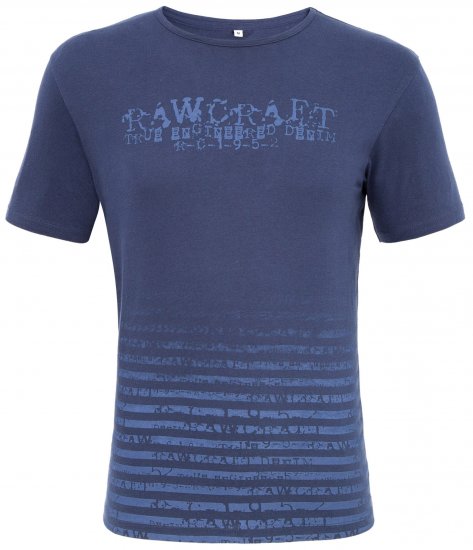Rawcraft Reeder T-shirt Blue - Kratke Majice - Moške kratke majice za močnejše postave