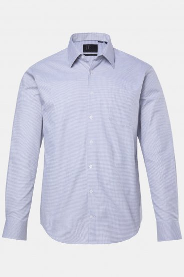 JP1880 Business Shirt Long Sleeve Two-Tone Grey - Srajce - Moške srajce za Močnejše Postave