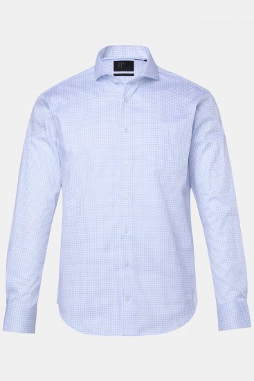 JP1880 Business Shirt Long Sleeve Snow White - Srajce - Moške srajce za Močnejše Postave