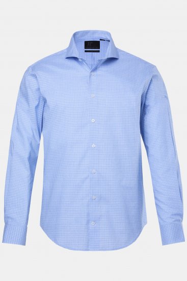 JP1880 Business Shirt Long Sleeve Ice Blue - Srajce - Moške srajce za Močnejše Postave
