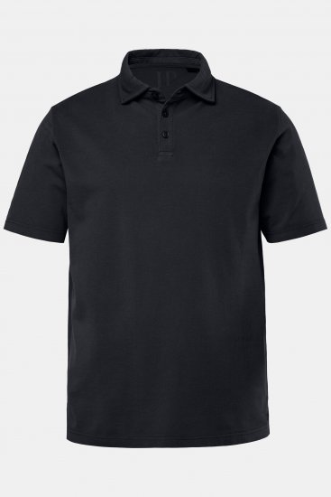 JP1880 Polo Shirt Pique Vintage Black - Polo majice - Moške Polo Majice za Močnejše Postave