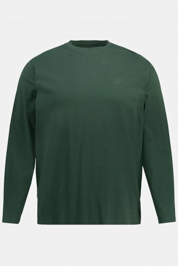 JP1880 Long Sleeve OEKO-TEX T-shirt Green - Kratke Majice - Moške kratke majice za močnejše postave