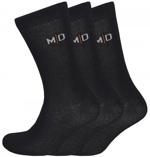 Motley Denim 3-pack Socks Black - Spodnje perilo & kopalne hlače - Moško Spodnje Perilo za močnejše postave