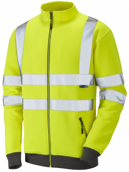 Leo Libbaton Track Top Hi-Vis Yellow - Delovne obleke - Delovne Obleke Močnejše postave