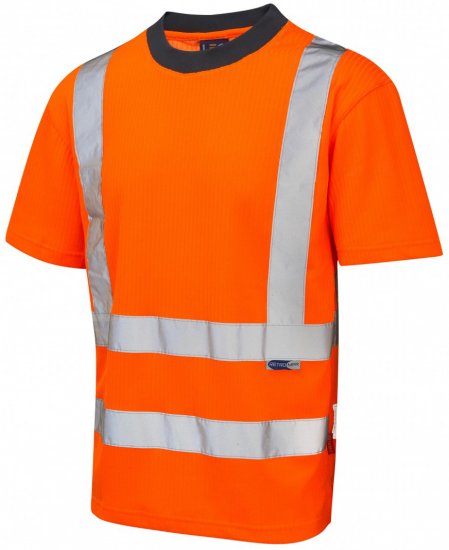 Leo Newport Comfort T-shirt Hi-Vis Orange - Delovne obleke - Delovne Obleke Močnejše postave