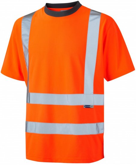 Leo Braunton Coolviz T-shirt Hi-Vis Orange - Delovne Obleke - Delovne Obleke Močnejše postave