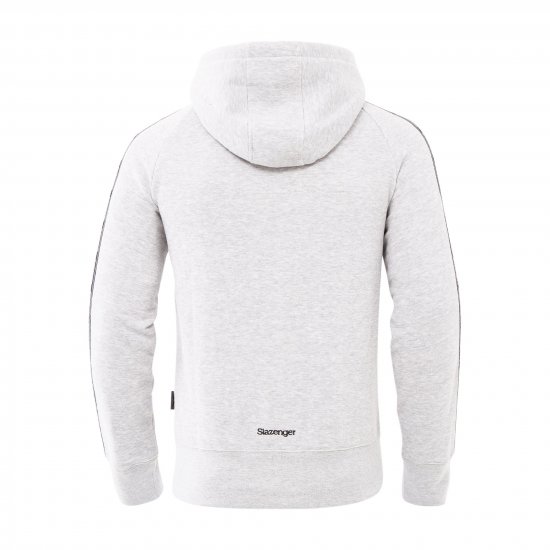 Slazenger Tommy Hoodie Grey - Puloverji & jopice - Moški Puloverji & Jopice za Močnejše Postave