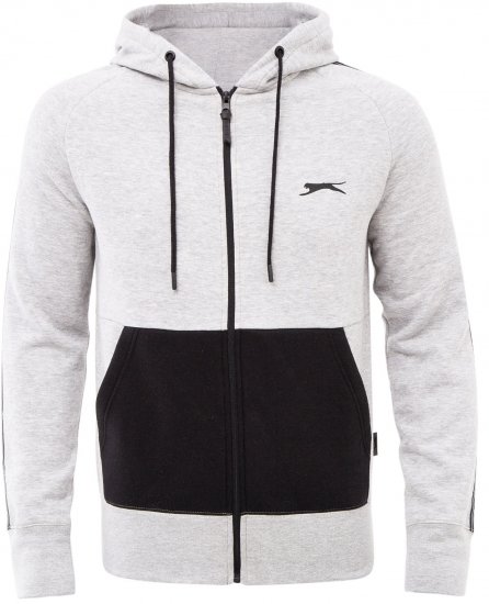 Slazenger Tommy Hoodie Grey - Puloverji & jopice - Moški Puloverji & Jopice za Močnejše Postave