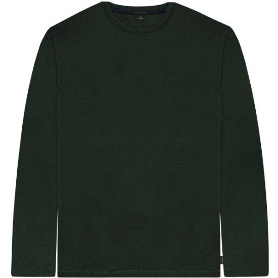 Double Outfitters TS-9170 Long Sleeve T-Shirt Forest Green - Kratke Majice - Moške kratke majice za močnejše postave
