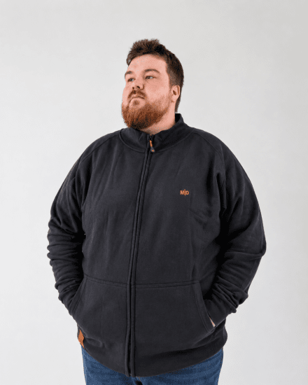 Motley Denim London Sweatshirt Black - Puloverji & jopice - Moški Puloverji & Jopice za Močnejše Postave