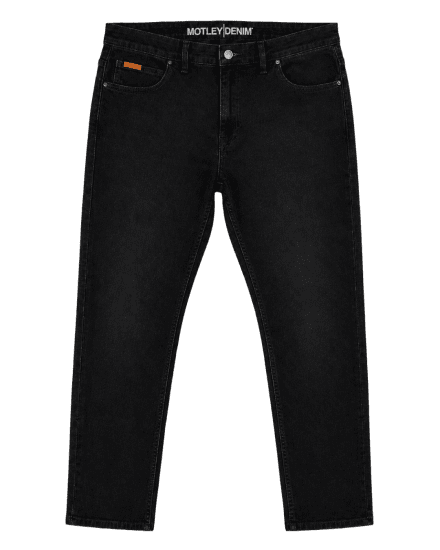 Motley Denim Soho 5-Pocket Jeans Black - Kavbojke & hlače - Moške Kavbojke in Hlače za Močnejše Postave