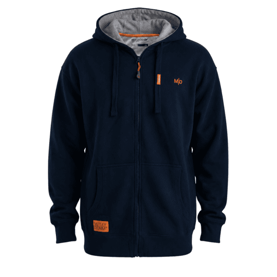 Motley Denim Copenhagen Hoodie Navy - Puloverji & jopice - Moški Puloverji & Jopice za Močnejše Postave