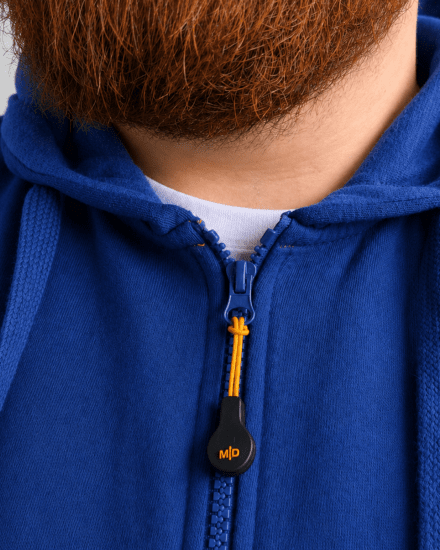 Motley Denim Copenhagen Hoodie Royal Blue - Puloverji & jopice - Moški Puloverji & Jopice za Močnejše Postave