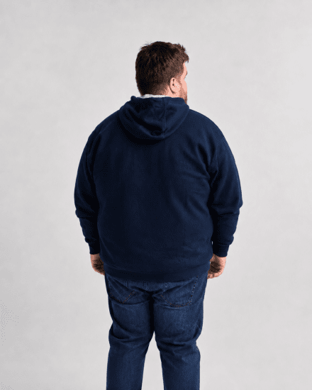 Motley Denim Copenhagen Hoodie Navy - Puloverji & jopice - Moški Puloverji & Jopice za Močnejše Postave