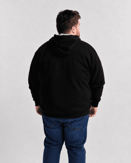 Motley Denim Copenhagen Hoodie Black - Puloverji & jopice - Moški Puloverji & Jopice za Močnejše Postave