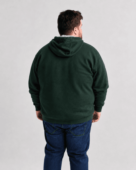 Motley Denim Copenhagen Hoodie Racing Green - Puloverji & jopice - Moški Puloverji & Jopice za Močnejše Postave