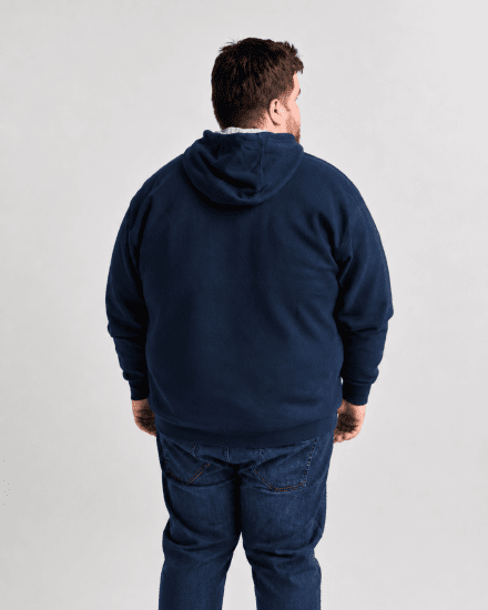 Motley Denim Copenhagen Hoodie Dark Indigo - Puloverji & jopice - Moški Puloverji & Jopice za Močnejše Postave