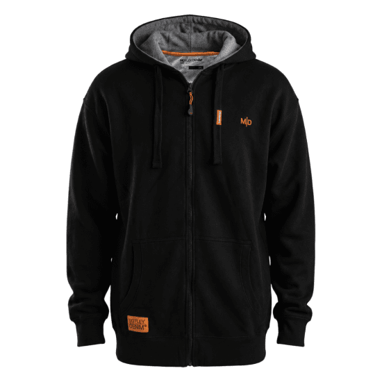 Motley Denim Copenhagen Hoodie Black - Puloverji & jopice - Moški Puloverji & Jopice za Močnejše Postave