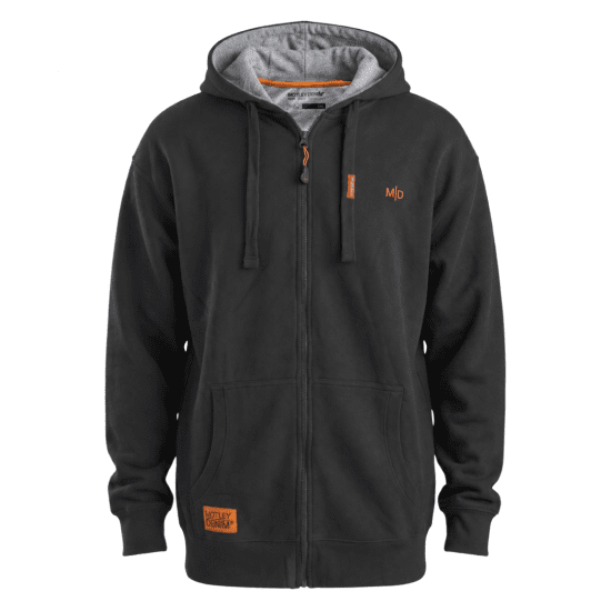 Motley Denim Copenhagen Hoodie Charcoal - Puloverji & jopice - Moški Puloverji & Jopice za Močnejše Postave
