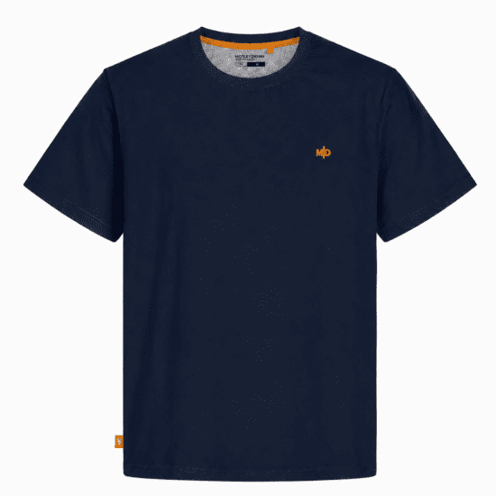 Motley Denim Stockholm T-shirt Navy - Kratke Majice - Moške kratke majice za močnejše postave
