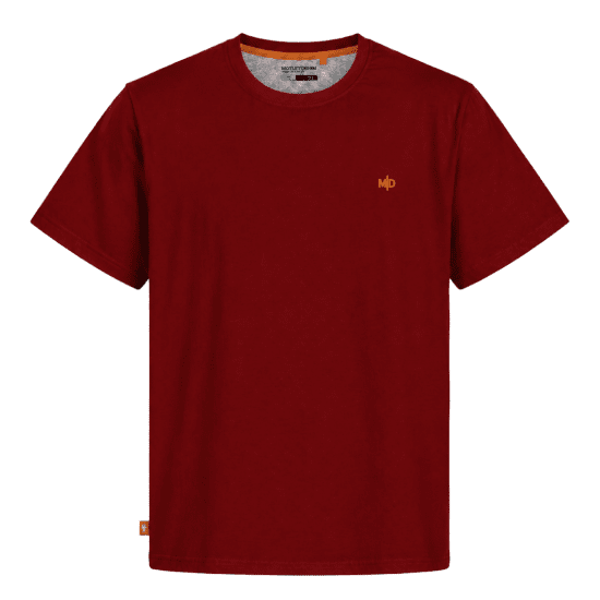 Motley Denim Stockholm T-shirt Red - Kratke Majice - Moške kratke majice za močnejše postave