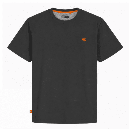 Motley Denim Stockholm T-shirt Charcoal - Kratke Majice - Moške kratke majice za močnejše postave