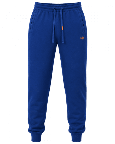 Motley Denim Berlin Sweatpants Royal Blue - Trenirke & kratke trenirke - Moške Trenirke za Močnejše Postave