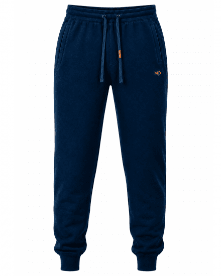 Motley Denim Berlin Sweatpants Dark Indigo - Trenirke & kratke trenirke - Moške Trenirke za Močnejše Postave