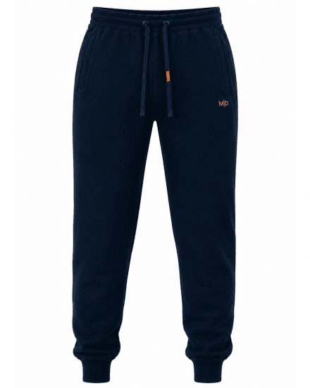 Motley Denim Berlin Sweatpants Navy - Trenirke & kratke trenirke - Moške Trenirke za Močnejše Postave