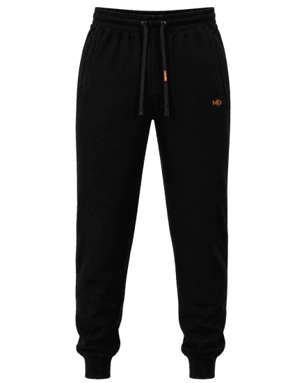 Motley Denim Berlin Sweatpants Black - Trenirke & kratke trenirke - Moške Trenirke za Močnejše Postave