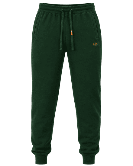 Motley Denim Berlin Sweatpants Racing Green - Trenirke & kratke trenirke - Moške Trenirke za Močnejše Postave