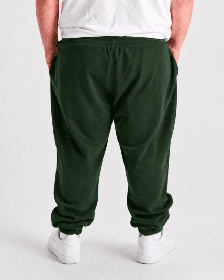 Motley Denim Berlin Sweatpants Racing Green - Trenirke & kratke trenirke - Moške Trenirke za Močnejše Postave