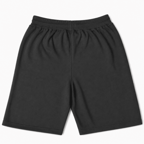 Motley Denim Paris Sweatshorts Charcoal - Trenirke & kratke trenirke - Moške Trenirke za Močnejše Postave