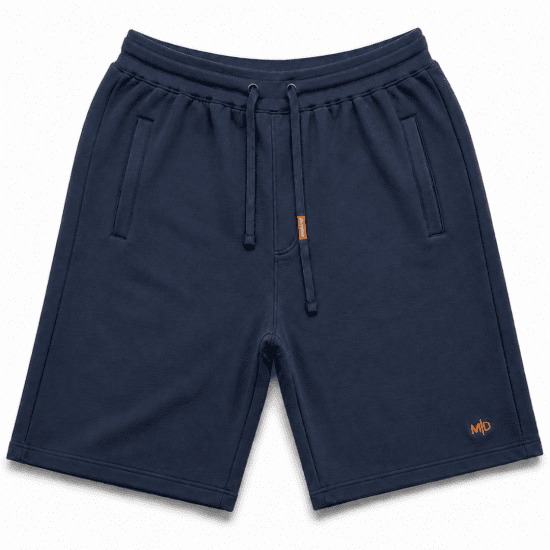Motley Denim Paris Sweatshorts Dark Indigo - Trenirke & kratke trenirke - Moške Trenirke za Močnejše Postave
