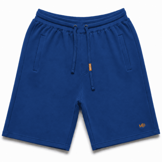 Motley Denim Paris Sweatshorts Royal Blue - Trenirke & kratke trenirke - Moške Trenirke za Močnejše Postave