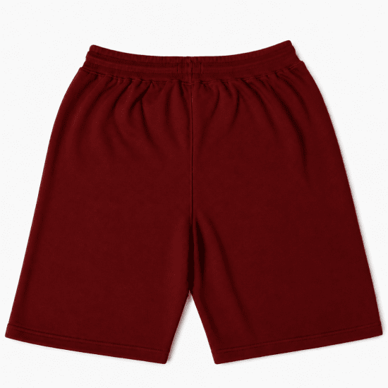 Motley Denim Paris Sweatshorts Red - Trenirke & kratke trenirke - Moške Trenirke za Močnejše Postave