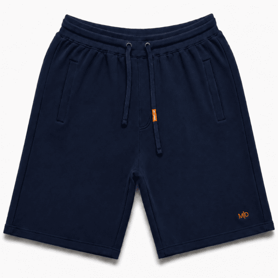 Motley Denim Paris Sweatshorts Navy - Trenirke & kratke trenirke - Moške Trenirke za Močnejše Postave