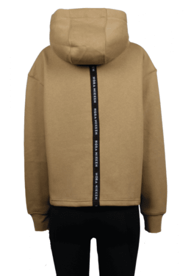 Nora Mikken GERTRUD Cropped Hoodie Camel - OBLAČILA ZA ŽENSKE XS-XXL - 