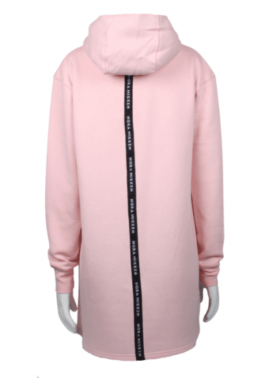 Nora Mikken KADRI WHITE Long Hoodie Pink - OBLAČILA ZA ŽENSKE XS-XXL - 