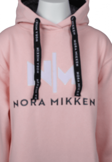 Nora Mikken KADRI WHITE Long Hoodie Pink - OBLAČILA ZA ŽENSKE XS-XXL - 