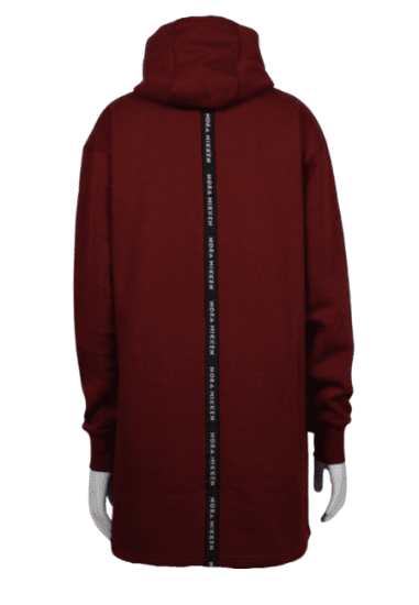 Nora Mikken KADRI Long Hoodie Burgundy - Puloverji & jopice - 