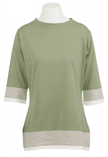 Nora Mikken ANNELI T-Shirt Green - Majice - 